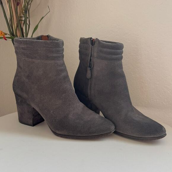 Rebecca Minkoff Benson Suede Ankle Boots in Grey Size 7.5 - Picture 4 of 8